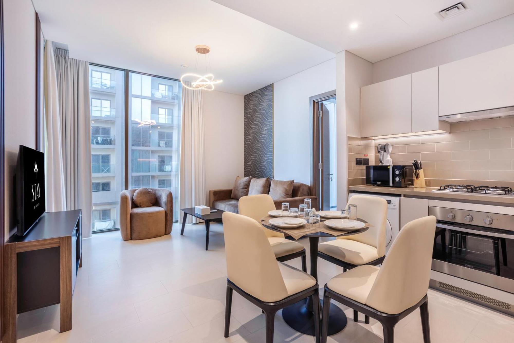 Stay By Latinem Luxury 1Br Plus Study Holiday Home Cv A2712 Near Downtown Дубай Экстерьер фото